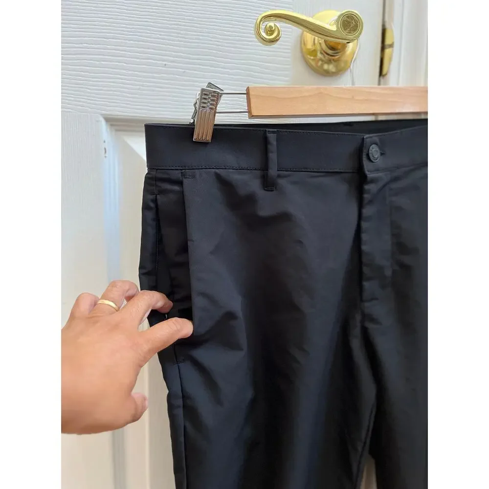Banana Republic Men’s Black Stretch Performance Slim Fit Pant Tag Size 32x30